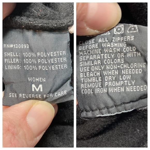 𝅺new Balance Women's Full Zip Fleece Jacket Quilted Yoke Rose Gold Logo Size M - Picture 9 of 12